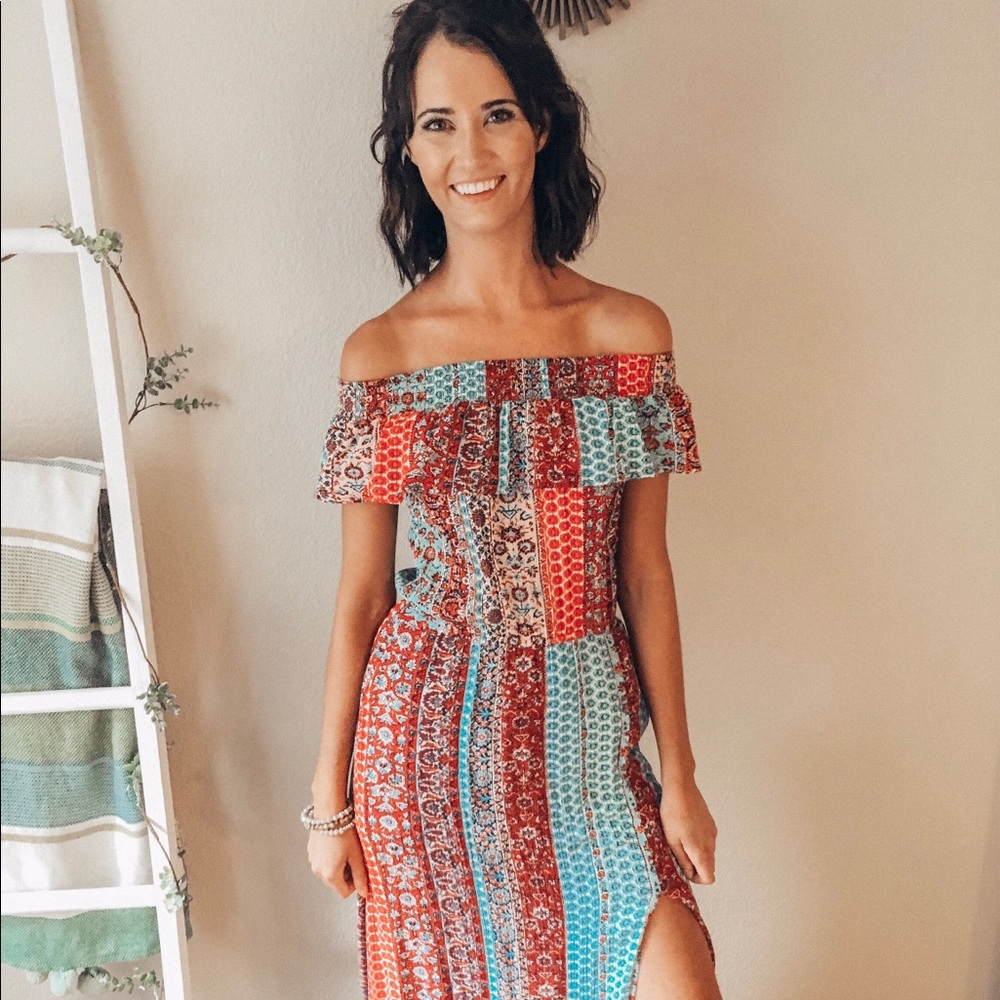 Flirty maxi dress